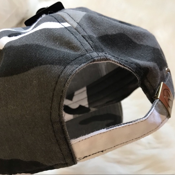 Gray Camo Baseball Cap Hat - Picture 2 of 5